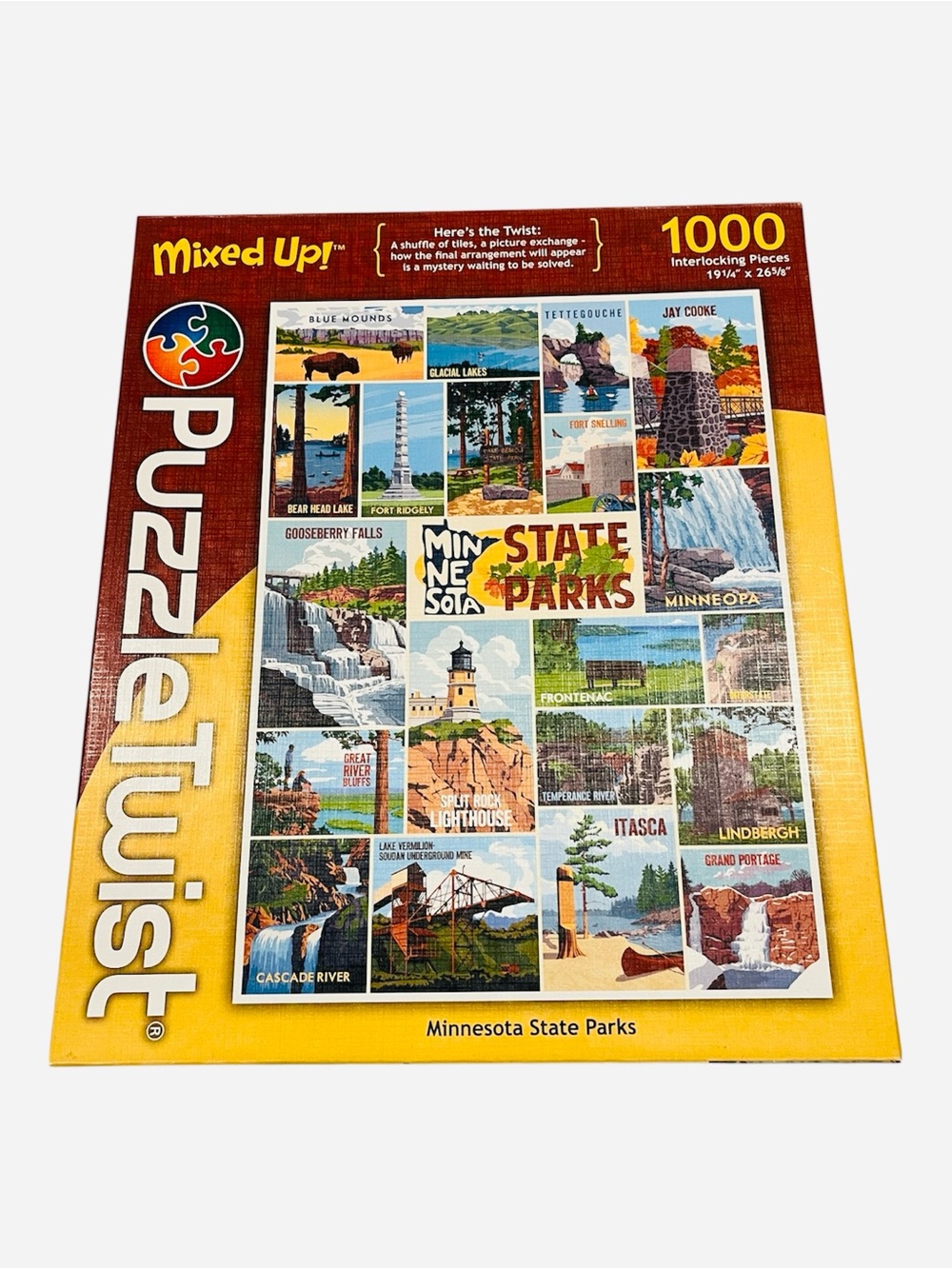 PuzzleTwist 1000pc Minnesota State Parks jigsaw puzzle